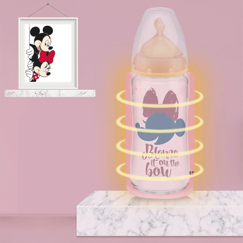 Disney USB Travel Mug Milk Warmer Heater Feeding Bottle Portable Printed Baby Nursing Bottle Insulated Storage Bag 29x15cm