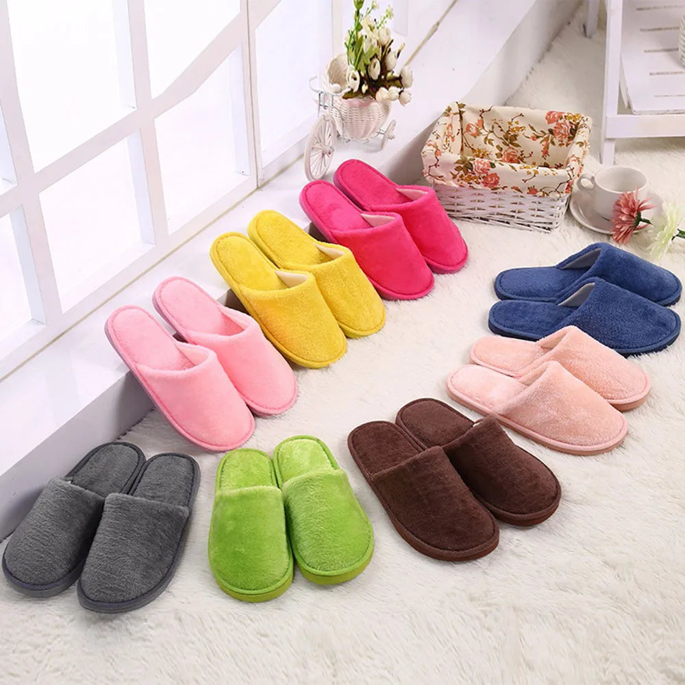 Winter Slippers Men Shoes Warm Home Plush Soft Slippers Indoors Anti-slip Floor Bedroom Shoes Chausson Hommeтапочки Для Дома