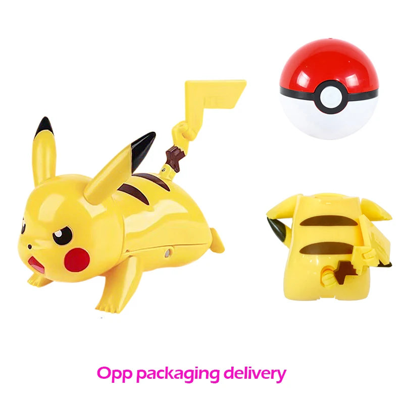 18 style Pokemon Figures Toys elf Monsters Ball Model Pikachu Gengar Pokeball Dragonite Snorlax Pokeball Action Figures gift