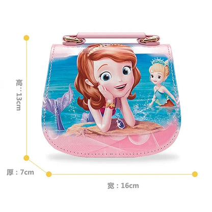 Disney Frozen 2 Elsa Anna  Princess Childrens Toys Shoulder Bag Girl Sofia Princess Baby Handbag  Kid Fashion Shopping Bag Gift