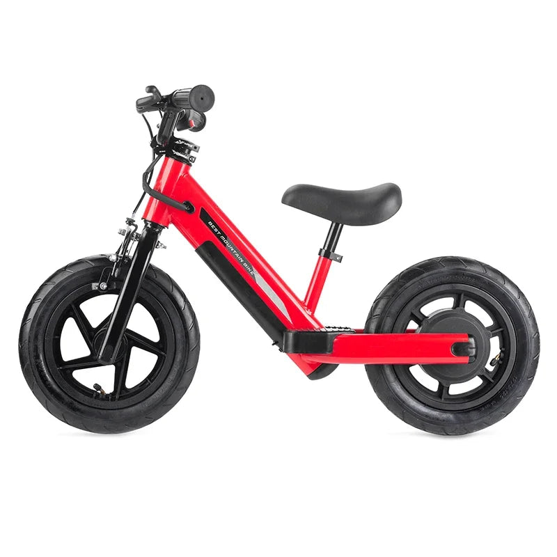 Factory-Accurate 16-Inch Electric Balance Bike For Kids Removable Battery Colorful Spoke For Boys