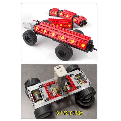 MOC Bluetooth-Pair Rechargeable M Motor 8883 88003 APP Control Compatible with Legoeds Building Blocks PF Car Train Modification