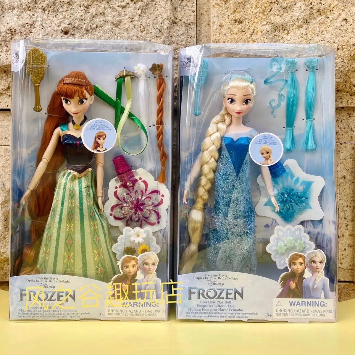 Original Disney Frozen 2 Elsa Anna Figure Princess Doll Toys Snow Queen Children Girls Clothes For Dolls Children Christmas Gift