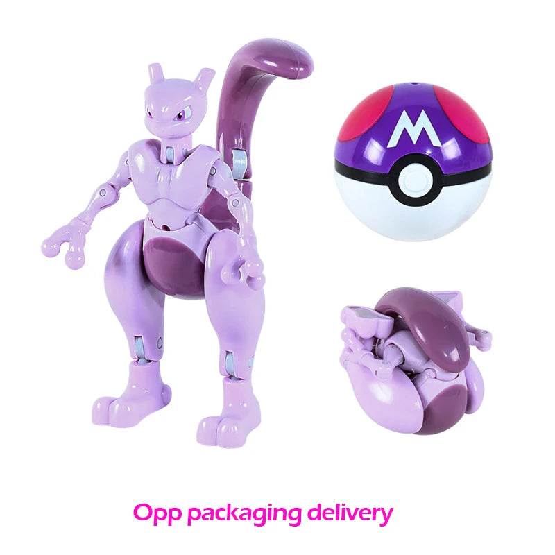 18 style Pokemon Figures Toys elf Monsters Ball Model Pikachu Gengar Pokeball Dragonite Snorlax Pokeball Action Figures gift