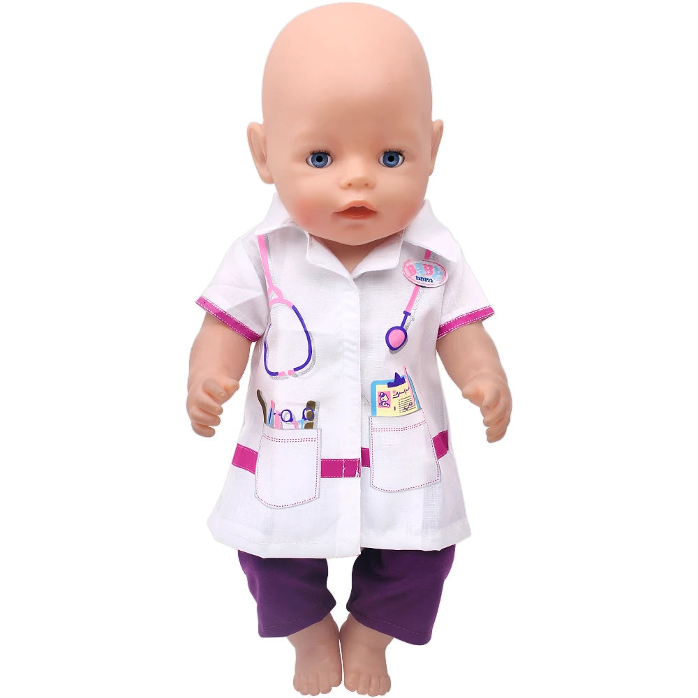 43 Cm Boy American Dolls Uniforms Unicorn Queen Born Baby Toys 18 Inch Doll Gift f41