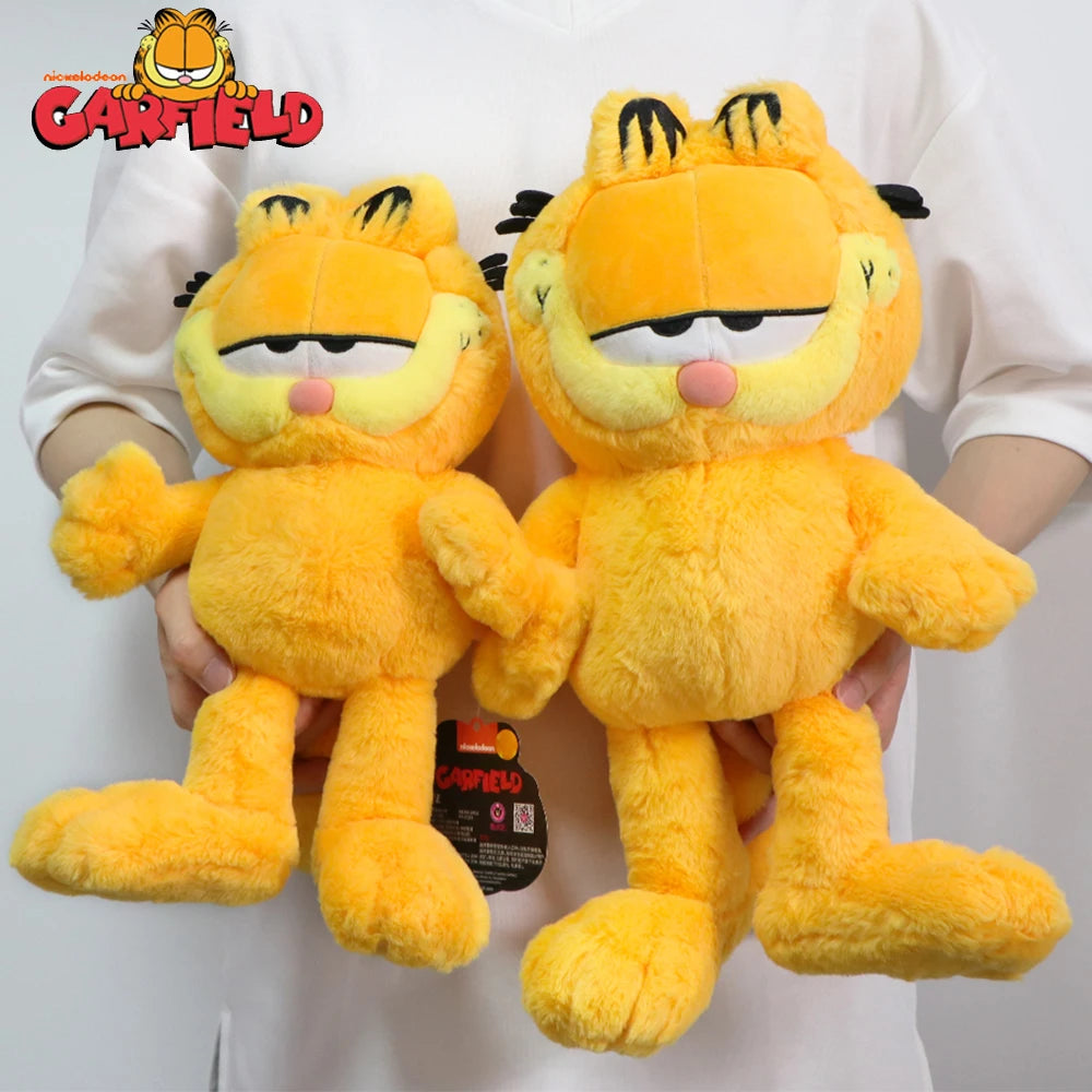 19-35cm Original GARFIELD Plush Toy Big Size Odie Fluffy Stuffed Doll The Garfield Show Cartoon Anime High Quality Birthday Gift