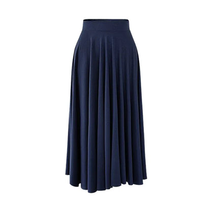 8XL Large Size Skirt Women's Summer New Loose Elastic Skirt Women High Waist Pleated Skirts M-5XL 6XL 7XL