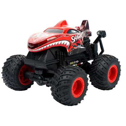 360 Degrees Rotating Dinosaur Shark RC CAR 1:20 Children's Music Lights Remote Control Stunt Car Children's Toy Car