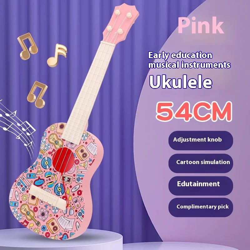 Children Can Pluck Strings And Play Yukrili Toys Beginners' Level Guitar Puzzle And Musical Instruments