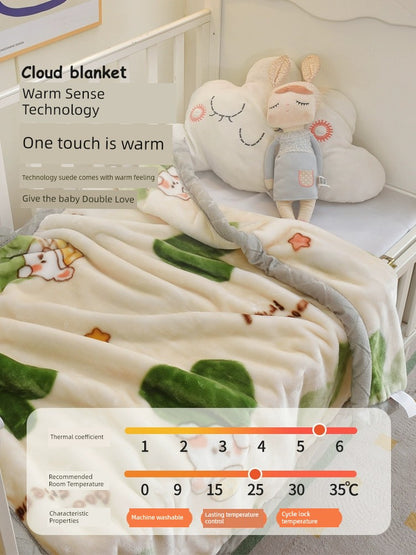 Raschel Winter Kindergarten Student Duvet Small Blanket