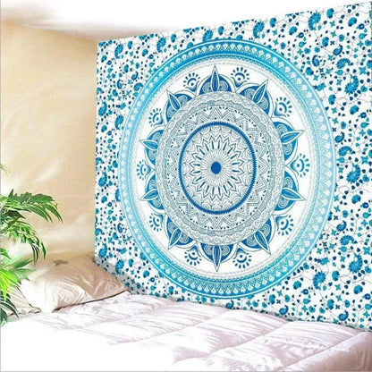 Indian Decor Mandala Tapestry Wall Hanging Hippie Throw Bohemian Ombre Bedspread 150x210cm