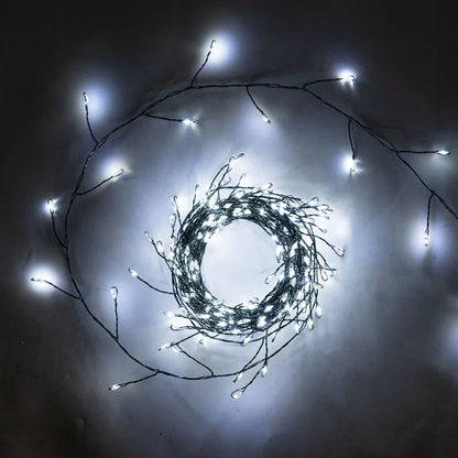 42M LED Fairy Light Copper wire Cluster String Lights Christmas Garland For Terrace Home New Year Christmas Tree Decor Lamps