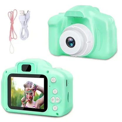 Mini Children Camera X2 Digital Vintage Camera Educational Toys Kids Projection Video Camera Outdoor Photography Toy Gifts 32GB