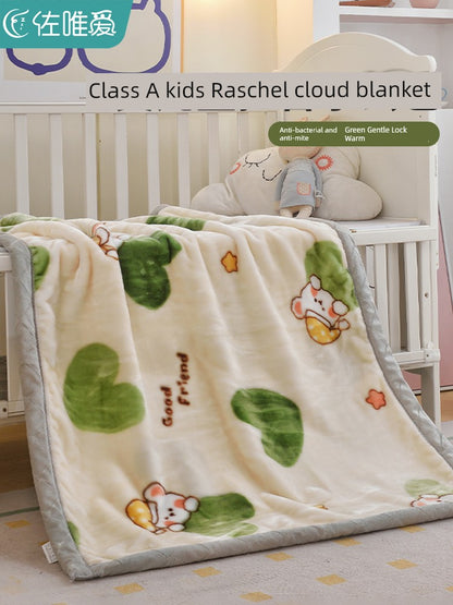 Raschel Winter Kindergarten Student Duvet Small Blanket