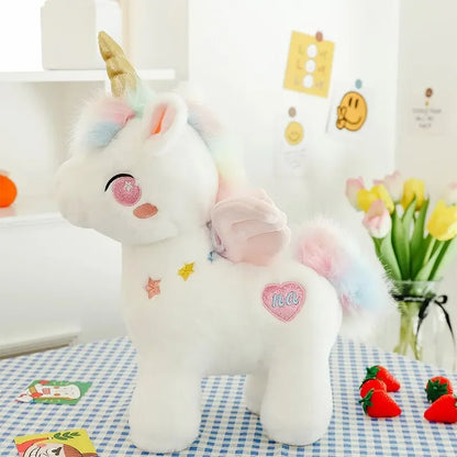 25CM Fantasy Doll Cute Plush Toy Random Color Pillow  Angel Unicorn Pegasus stuffed toy doll children Christmas gift