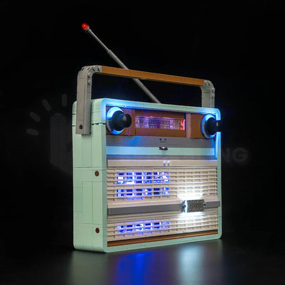 Brick Bling LED light model 10334 is suitable for Retro Radio building block gifts (including lighting accessories only)