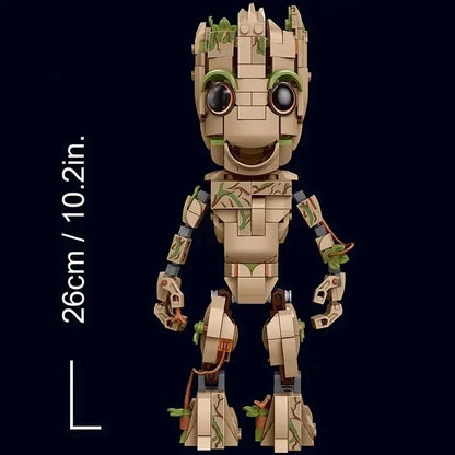 I Am Groots Compatible 76217 Building Kit Toys For Boys Bricks Tree Baby Groots Model Play Display Gift For Kids Constructor Toy