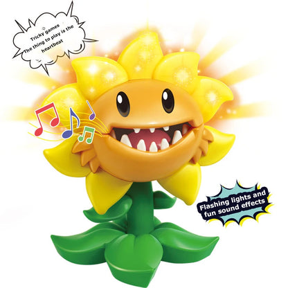 Plants vs Zombies 2 Tricky Toys Primal Sunflower Genuine Licensed Model Parent-child Interactive Toy Friends Party Game Kid Gift