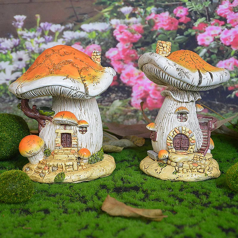 New Creative Luminous Table Lamp Personalized Mushroom Table Lamp Decoration Bedroom Bedhead Decoration Resin Crafts