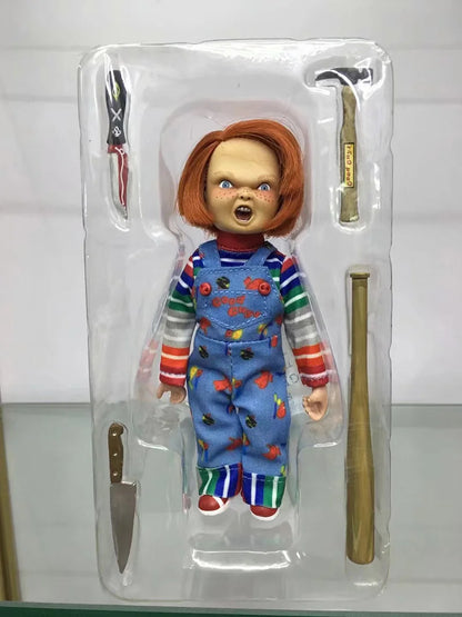 NECA Good Boy Play Chucky Action Figure Horror Version Real Clothes Brinquedos Model Toy Christmas Helloween Gift Doll