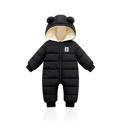 LZH Baby Snowsuit Infant Newborn Clothes Kids Winter Jumpsuit For Boys Girls Romper For Baby Overalls Children Christmas Costume