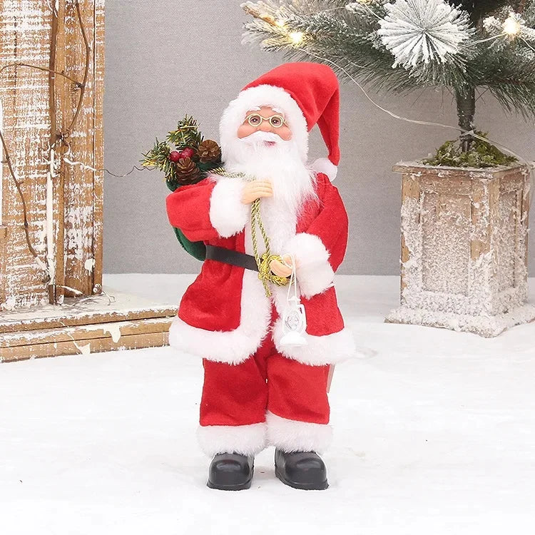 Christmas Decorations 2024 Xmas Decor For Home Navidad Party Ornaments Christmas Ornaments Santa Claus Doll With Gift Bags