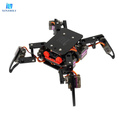 Bionic Quadruped Spider Scientific Robot Kit Toy for Arduino, Multi-function DIY Assembly Building Blocks Smart Toys