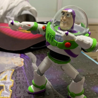 Disney Buzz Lightyear With Light With Music Animation Surrounding Mobile Robot Humanoid Toy 3 Style Give Children Halloween Toys