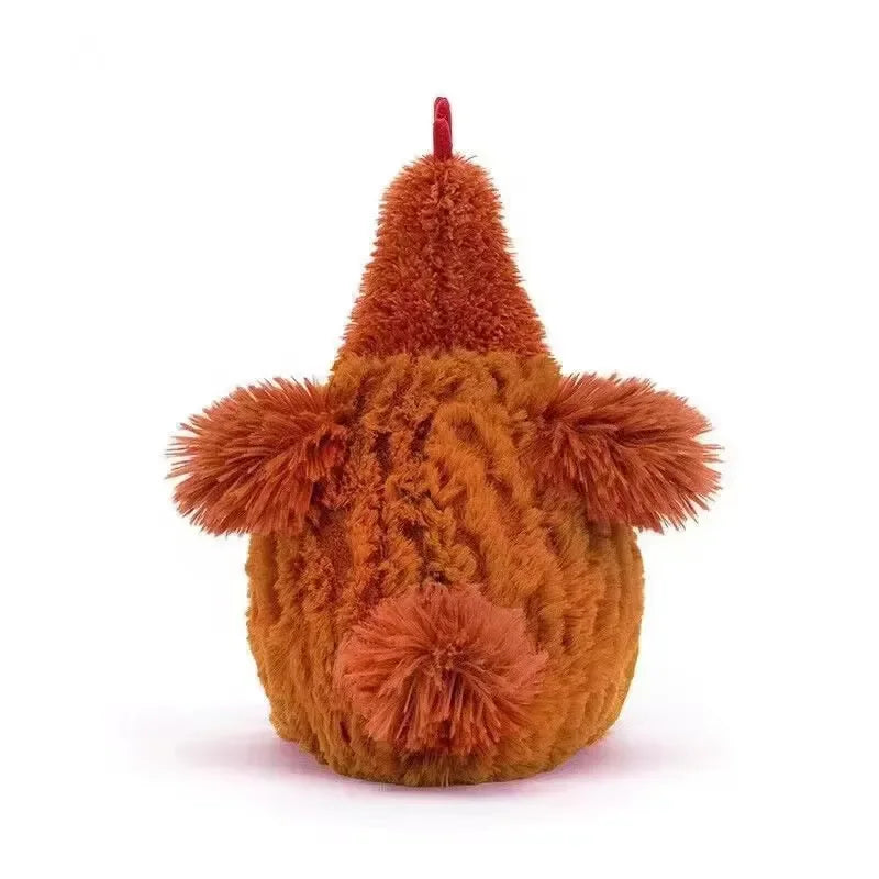 23cm Simulation Chicken Stuffed Animals Plush Toy Fluffy Chicken Doll Soft Toy Kid Birthday Christmas Gift Toy Home Room Decor