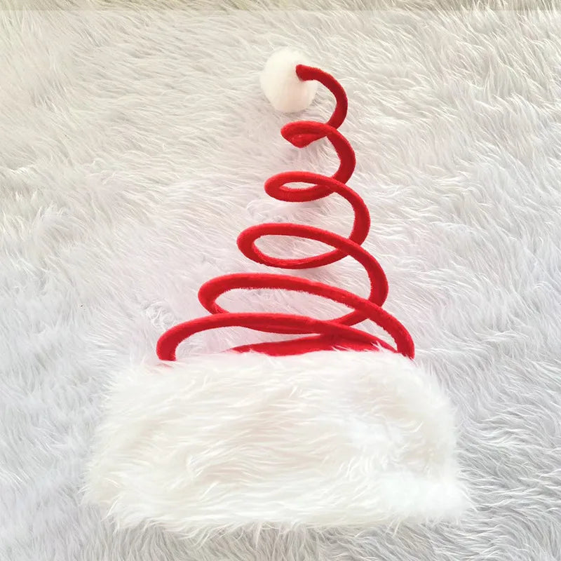 Funny Santa Claus Hat with Spring Perfect Christmas Headwear for Adults and Children Christmas Hat  Santa Hat