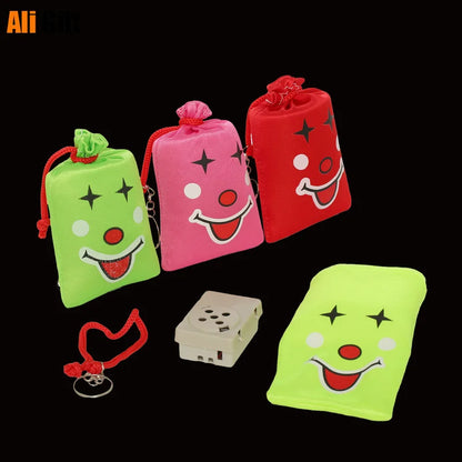 1pcs Party Supplies April Fool  Whole Music Funny Laugh Pinch Laughter Halloween Decoration Laughing Bag Child Gif Home Decore