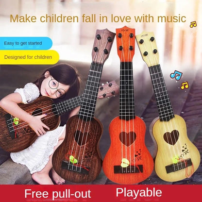 Children Can Pluck Strings And Play Yukrili Toys Beginners' Level Guitar Puzzle And Musical Instruments