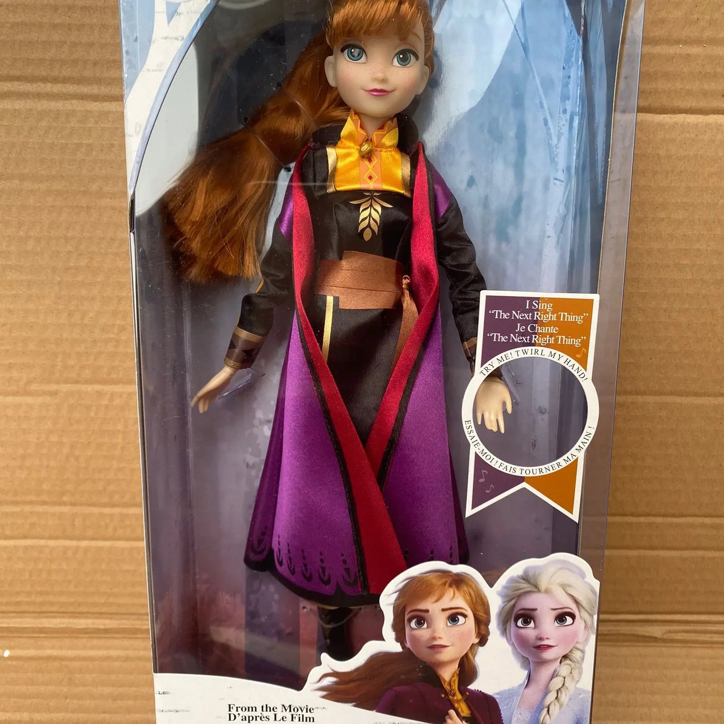 Original Disney Frozen 2 Elsa Anna Figure Princess Doll Toys Snow Queen Children Girls Clothes For Dolls Children Christmas Gift