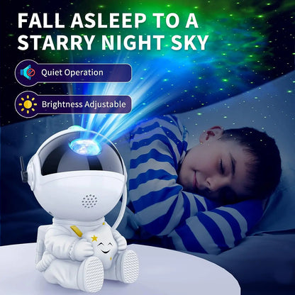 Star Projector Galaxy Night Light Astronaut Space Projector Starry Nebula Ceiling LED Lamp for Kid Adult Christmas Birthday Gife