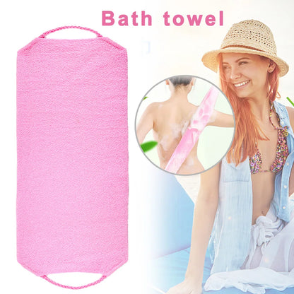 1pcs Exfoliating Scrub Shower Brush For Back Body Washing Towel Bathroom Accessories Skin Cleaning Washcloth Sponges Brush 40P