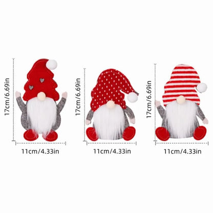 Christmas Rudolph Cutlery Sets Party Cutlery Sets Gnome Cutlery Holder Christmas Table Decoration Gnome Cutlery Holder Set