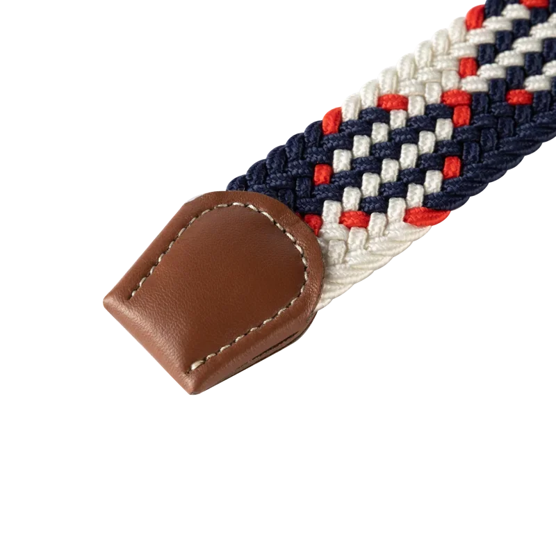 Black Female Casual Knitted Pin Buckle Men Belt Woven Canvas Elastic Expandable Braided Stretch Belts for Women Jeans Belts Belt