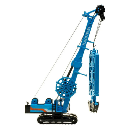 Alloy Rotary Drilling Rig Crawler Excavator Diecast Construction Vehicle Model Children Collection Decoration Model Toys