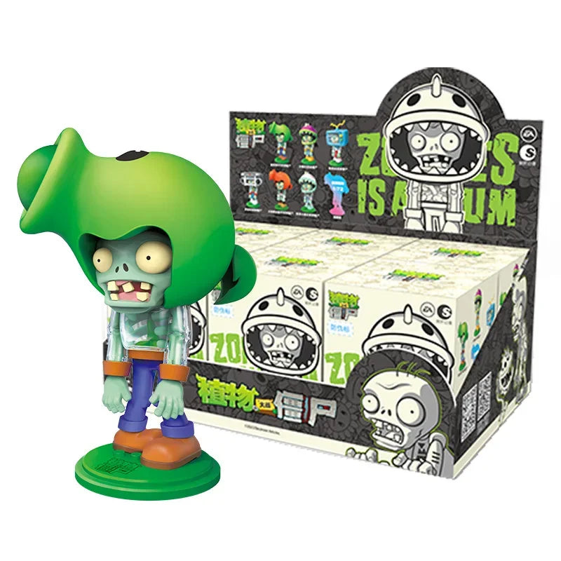 Plants Vs Zombies Building Blocks Toy Surprise Blind Box Variety Party Series 7 Styles Action Figures Collection Boys Toys Gift