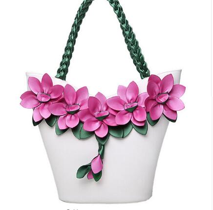 BIRDS women tote designer bag leather handbag flower composite bags women's pouch vintage bolsas brands purse