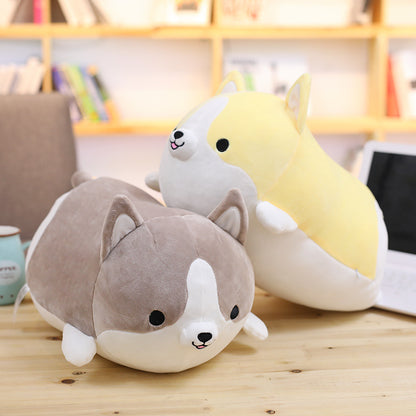 Cute Corgi Dog Plush Toy Stuffed Soft Animal Cartoon Pillow Lovely Christmas Gift for Kids Kawaii Valentine Present