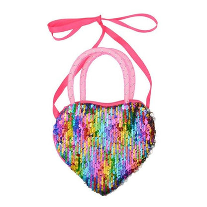 Cute Heart Shape Girls Kids Purse Handbag