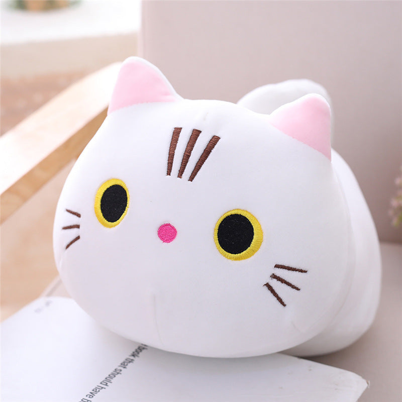 Large Size Cartoon Cat Plush Toys Stuffed Cloth Doll Long Animal Pillow Cushion