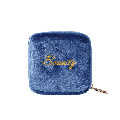 Velvet Lipstick Bag with Coin Purse