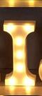 Luminous LED Letter Number Night Light English Alphabet Number Battery Lamp Romantic Wedding Christmas Party Decoration