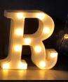 Luminous LED Letter Number Night Light English Alphabet Number Battery Lamp Romantic Wedding Christmas Party Decoration