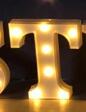 Luminous LED Letter Number Night Light English Alphabet Number Battery Lamp Romantic Wedding Christmas Party Decoration