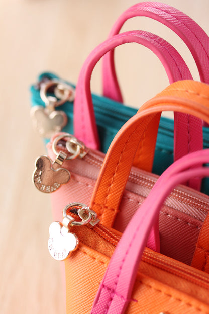 Candy Color Purse Lovely Hand Leather Bag