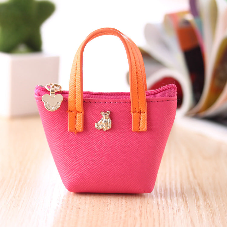 Candy Color Purse Lovely Hand Leather Bag