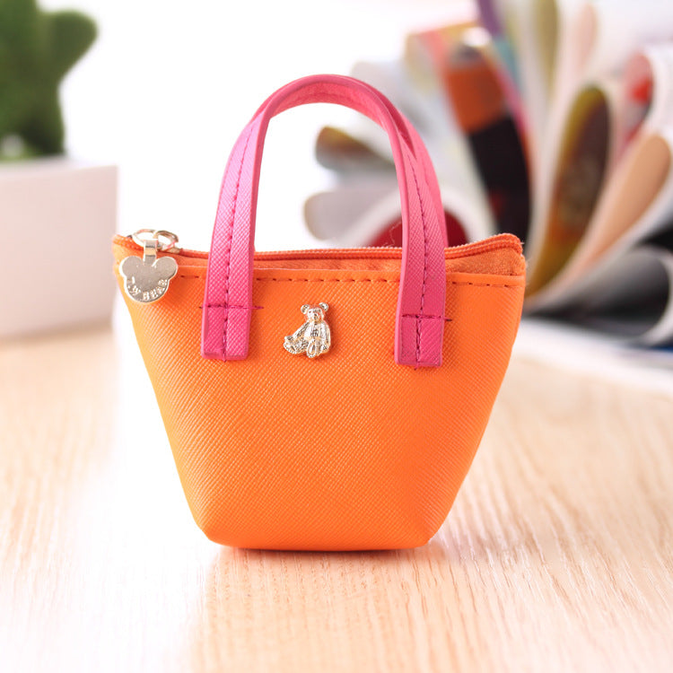 Candy Color Purse Lovely Hand Leather Bag